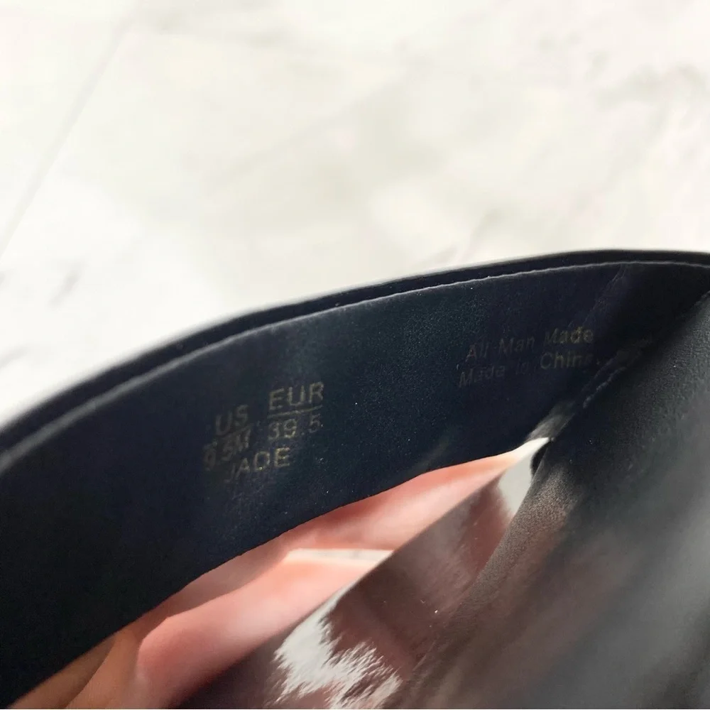 Sam Edelman Jade Black Patent Leather Heeled Sandal 9 1/2 - Picture 11 of 14